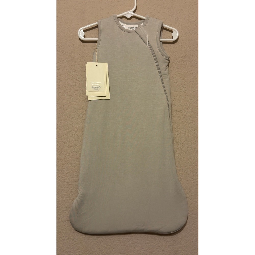 Kyte Baby Bamboo Sleep Bag Tan Stone 1.0 TOG Size XS Quilted Sleep Sack NWT